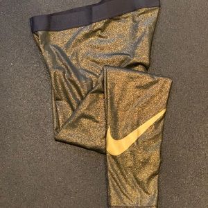 Gold Sparkle Leggings